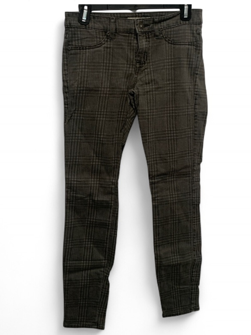 Rich and Skinny Gray Black Houndstooth Skinny Jeans